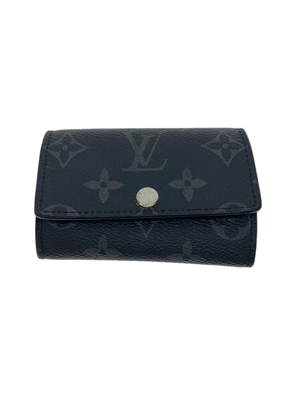 LOUIS VUITTON Multicles Monogram Eclipse Black Leather Patterned
